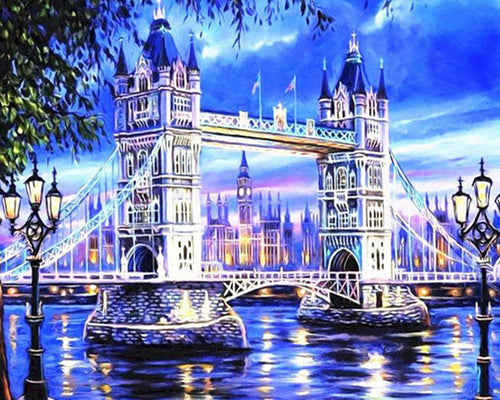 Broderie Diamant - Diamond Painting Tower Bridge