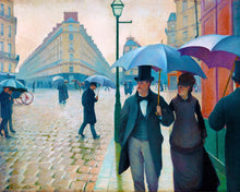 Charger l&#39;image dans la galerie, Broderie Diamant - Diamond Painting Rue de Paris, temps de pluie - Gustave Caillebotte