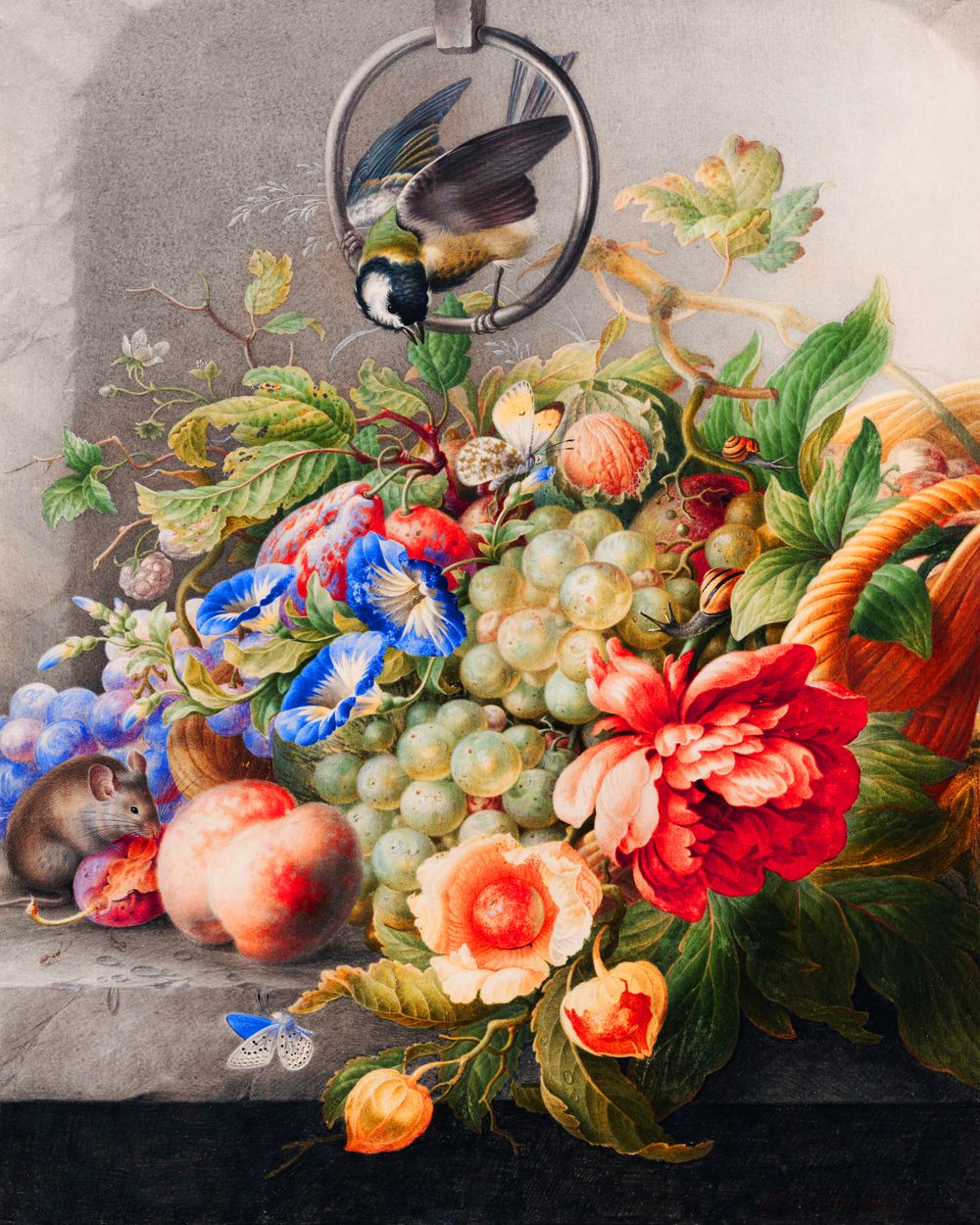 Peinture par numéros Fleurs et Fruits Herman Henstenburgh Figured'Art fleurs nouveautés reproduction complexe