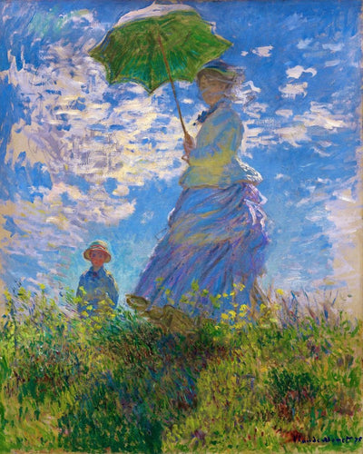 Broderie Point de Croix - La Promenade - Monet