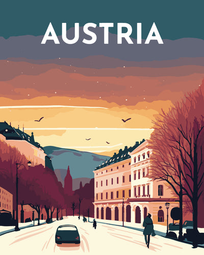 Affiche Vintage Vienne