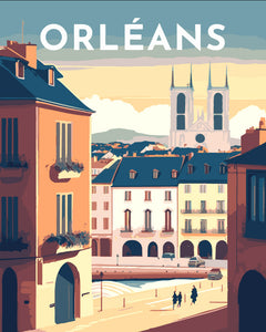 Affiche Vintage Orléans