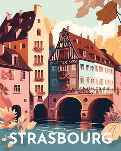 Affiche Vintage Strasbourg