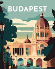Charger l&#39;image dans la galerie, Affiche Vintage Budapest