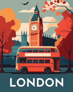 Affiche Vintage Londres