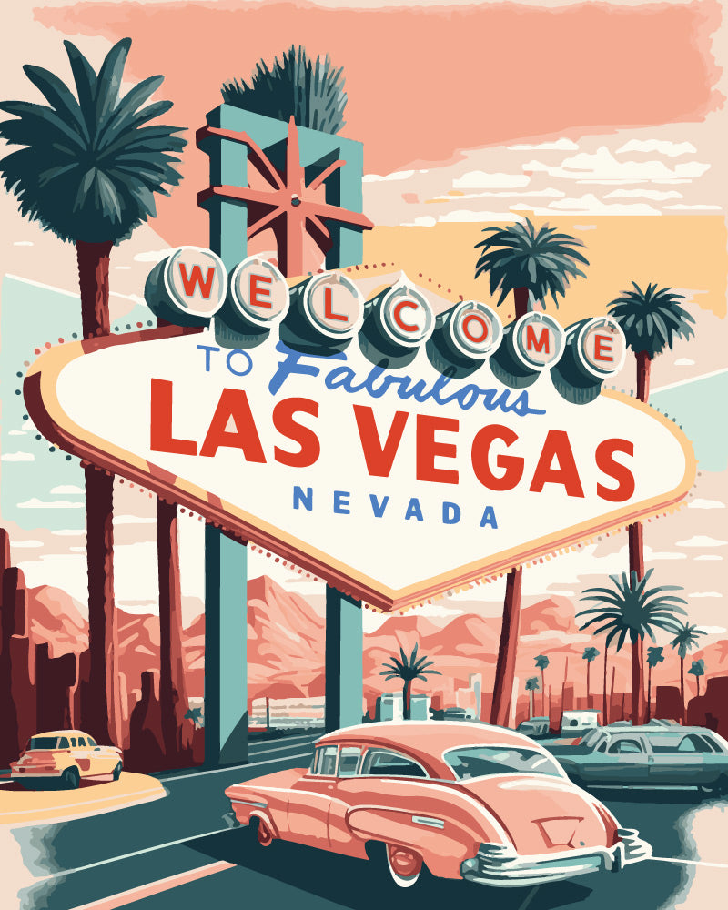 LAS VEGAS MACHINE a SOUS Rphc-POSTER HQ 40x60cm d'une AFFICHE VINTAGE LAS VEGAS MACHINE a SOUS Rphc-POSTER HQ 40x60cm d'une AFFICHE VINTAGE
