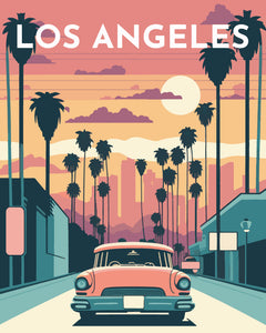 Affiche Vintage Los Angeles