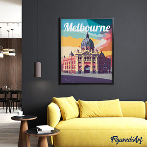 Affiche de voyage Melbourne