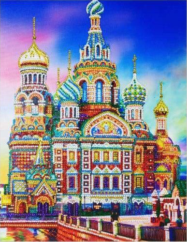 Broderie Diamant - Eglise russe