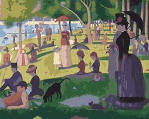 Georges Seurat - Un dimanche après-midi à l'Ile de la Grande-Jatte
