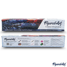 Charger l&#39;image dans la galerie, Broderie Diamant | Broderie Diamant - Cours deau en Forêt dAutomne | Broderie Paysages paysages | FiguredArt
