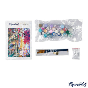 peinture par numéros | Reflet de Parasol | Complexe, portrait | FiguredArt