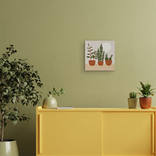 Charger l&#39;image dans la galerie, Mini Peinture par Numéros 20x20cm avec cadre Plantes grasses