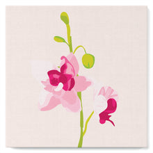 Charger l&#39;image dans la galerie, Mini Peinture par Numéros petit format 20x20cm avec cadre Orchidée
