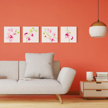 Charger l&#39;image dans la galerie, Mini Peinture par Numéros 20x20cm avec cadre Orchidée