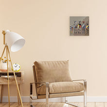 Charger l&#39;image dans la galerie, Mini Peinture par Numéros 20x20cm avec cadre Zèbres de dos