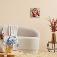 Charger l&#39;image dans la galerie, Mini Peinture par Numéros 20x20cm avec cadre Blonde Pop Art