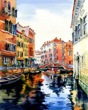 Charger l&#39;image dans la galerie, Peinture par numéros Aquarelle de Venise | Figured&#39;Art intermédiaire nouveautés ville paysages