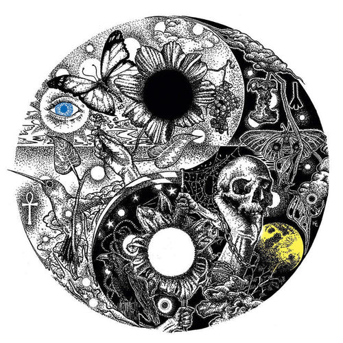 Puzzle 2D en Bois - Yin Yang Cosmique