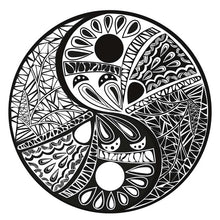 Charger l&#39;image dans la galerie, Puzzle 2D en Bois - Yin Yang Centré