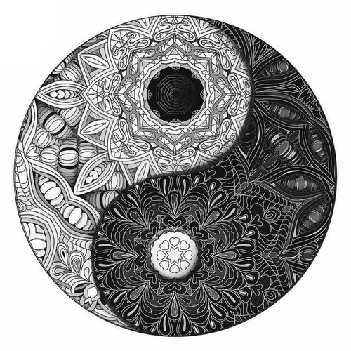 Puzzle 2D en Bois - Yin Yang Zen