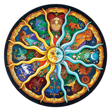 Charger l&#39;image dans la galerie, Puzzle 2D en Bois - Soleil double