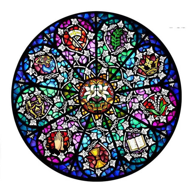 Puzzle 2D en Bois - Vitraux