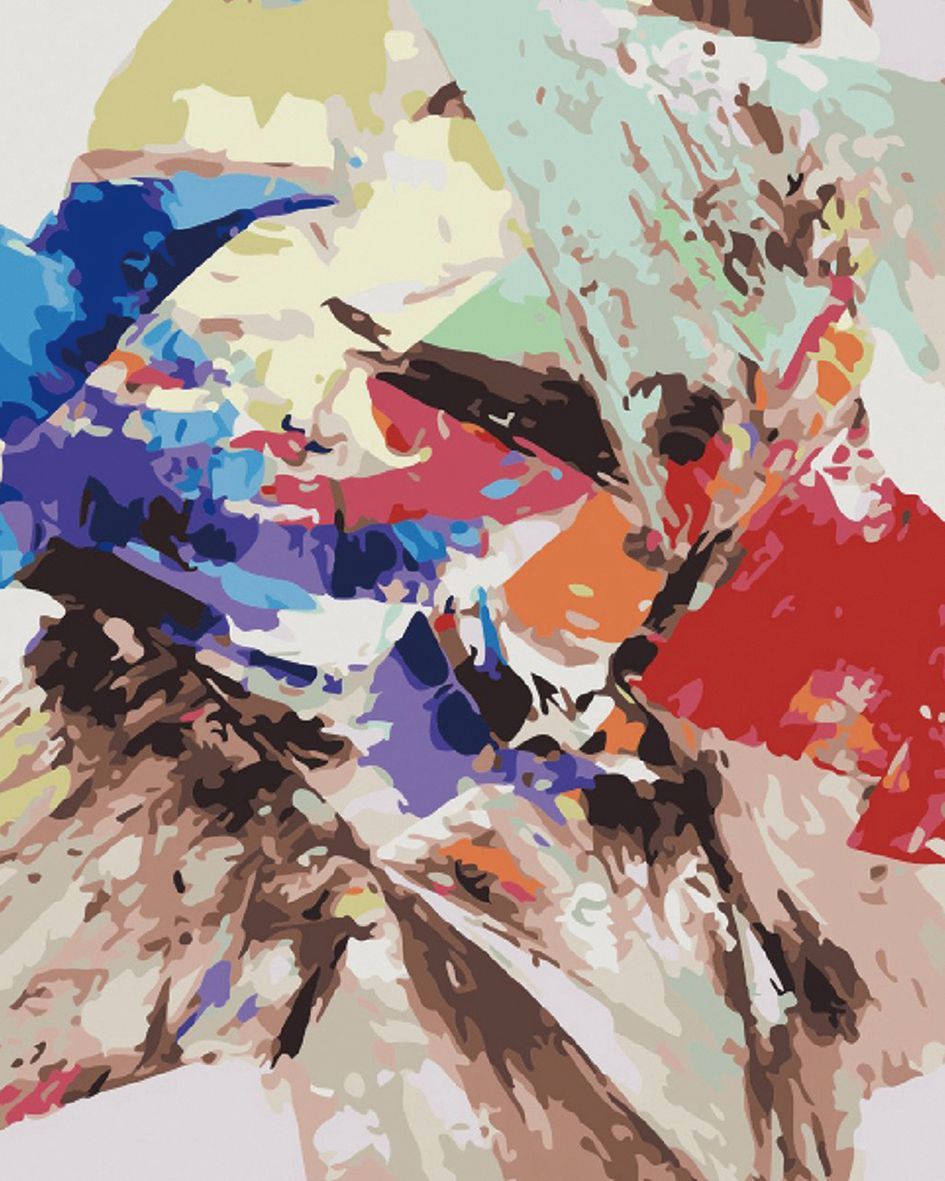 peinture par numéros | Abstrait coloré | abstrait, complexe | FiguredArt