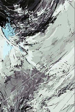 Charger l&#39;image dans la galerie, peinture par numéros | Abstrait en Noir et Blanc | abstrait intermédiaire | FiguredArt