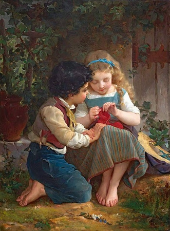 peinture par numéros | Amis d’Enfance | Complexe, portrait | FiguredArt