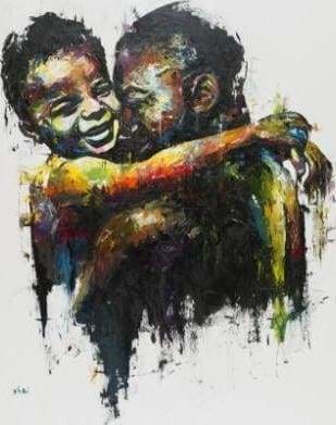 peinture par numéros | Amour paternel | complexe portrait | FiguredArt