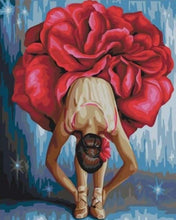 Charger l&#39;image dans la galerie, peinture par numéros | Ballerine Fleur | danse facile fleurs | FiguredArt