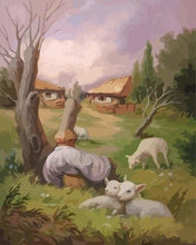 Charger l&#39;image dans la galerie, peinture par numéros | Barbe de M. Chèvre | animaux facile ours paysages portrait | FiguredArt