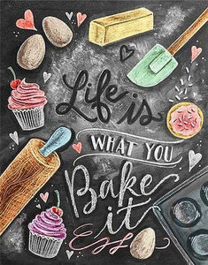 Broderie Diamant | Broderie Diamant - Affiche cuisine | Broderie Cuisine cuisine | FiguredArt