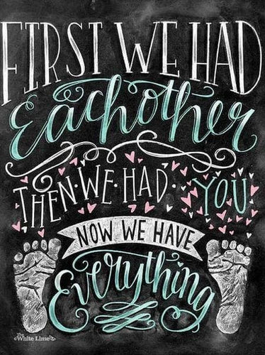 Broderie Diamant | Broderie Diamant - Affiche Everything | Broderie Romantique romantique | FiguredArt