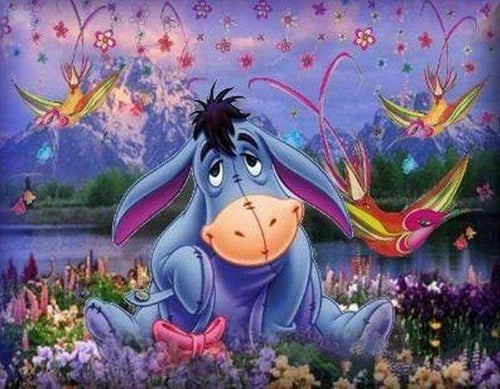 Broderie Diamant | Broderie Diamant - Anne pensif | animaux Broderie Animaux | FiguredArt