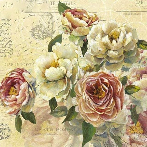 Broderie Diamant | Broderie Diamant - Bouquet à lancienne | Broderie Fleurs fleurs | FiguredArt