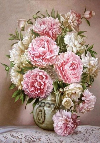 Broderie Diamant | Broderie Diamant - Bouquet de Fleurs | Broderie Fleurs fleurs | FiguredArt