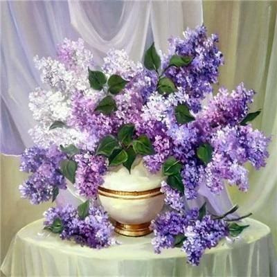 Broderie Diamant | Broderie Diamant - Bouquet Fleuri | Broderie Fleurs fleurs | FiguredArt