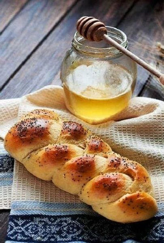 Broderie Diamant | Broderie Diamant - Brioche et Miel | Broderie Cuisine cuisine | FiguredArt