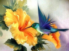 Charger l&#39;image dans la galerie, Broderie Diamant | Broderie Diamant - Colibri | animaux Broderie Animaux | FiguredArt