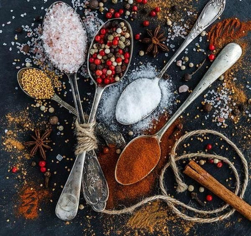 Broderie Diamant | Broderie Diamant - Cuillères dEpices | Broderie Cuisine cuisine | FiguredArt