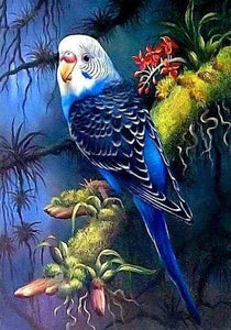 Broderie Diamant | Broderie Diamant - Grande Perruche | animaux Broderie Animaux | FiguredArt