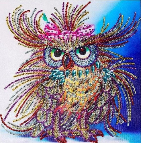 Broderie Diamant | Broderie Diamant - Hiboux Design | animaux Broderie Animaux chouettes et hiboux | FiguredArt