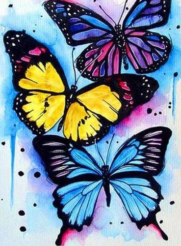 Broderie Diamant | Broderie Diamant - Les Papillons | animaux Broderie Animaux papillons | FiguredArt