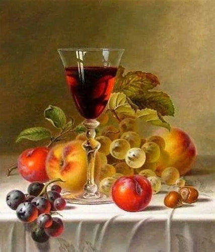 Broderie Diamant | Broderie Diamant - Nature morte | Broderie Cuisine cuisine | FiguredArt