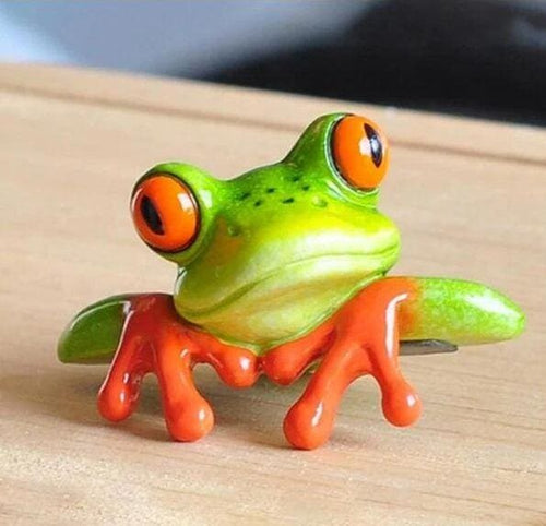 Broderie Diamant | Broderie Diamant - Rainette | animaux Broderie Animaux | FiguredArt