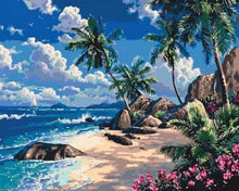 Charger l&#39;image dans la galerie, Broderie Diamant | Broderie Diamant - Sur la Plage | Broderie Paysages paysages | FiguredArt