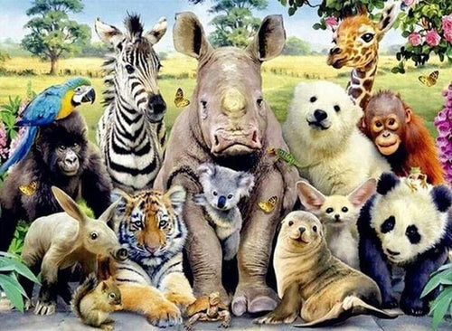 Broderie Diamant | Broderie Diamant - Tous les Animaux | animaux Broderie Animaux | FiguredArt