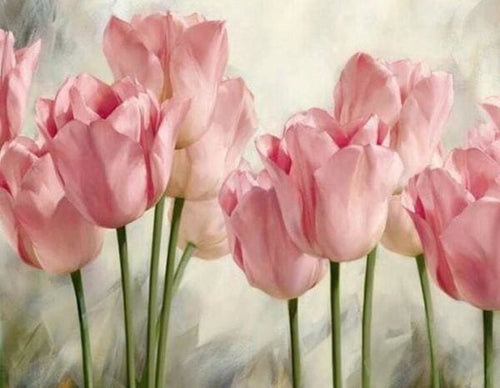 Broderie Diamant | Broderie Diamant - Tulipes | animaux Broderie Animaux | FiguredArt